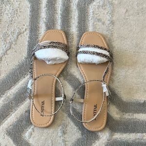 Justfab lucila flat sandals